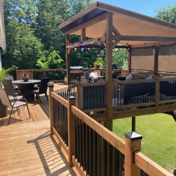 Projet de deck en bois