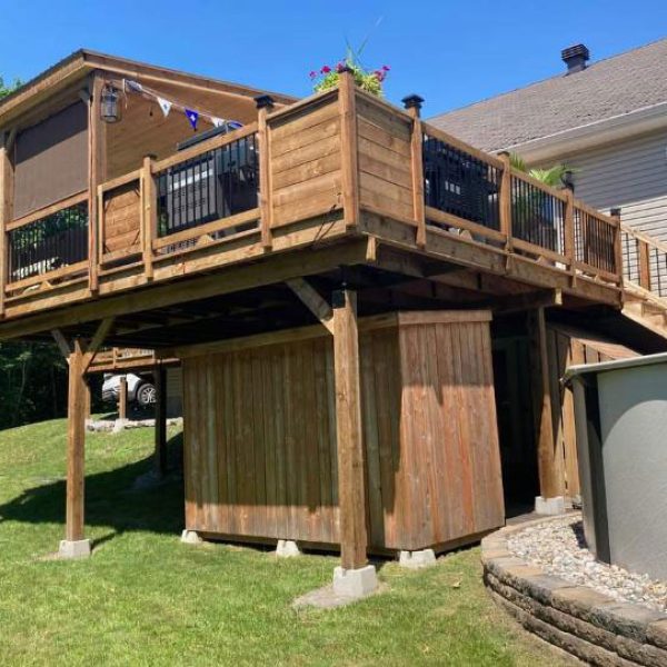 Projet de terrasse en bois